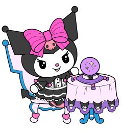 Куроми за гадальным столом 1