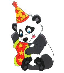 Панда ищет свой подарок 1