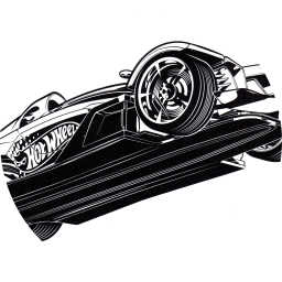 Машина Хот Вилс в воздухе