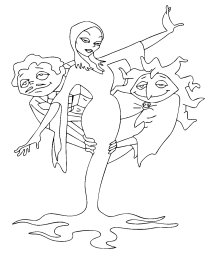 Бабушка Аддамс, Гомес и Мортиша 0