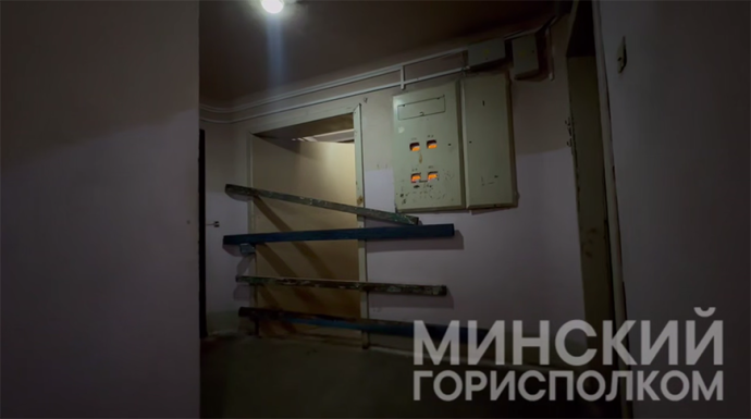 В доме на ул. Багратиона в Минске деформировалась плита перекрытия - безопасности жильцов ничего не угрожает 1
