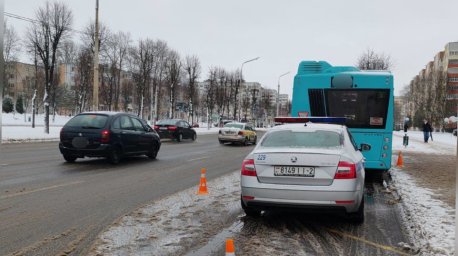 Подростка сбил автобус в Витебске