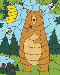 Медведь с малинкой 1