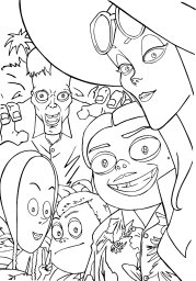 Семейное селфи Аддамс 0