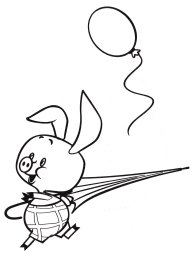 Пятачок с зонтиком 0