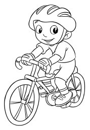 Велосипедист в перчатках