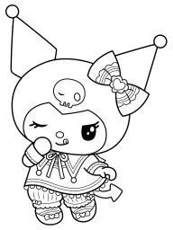 Куроми с бантиком на голове