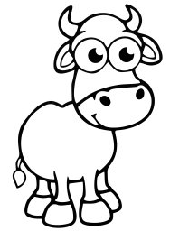 Бык с большими глазами 0