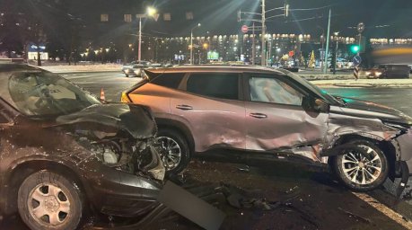 В Минске водитель выехал на красный и спровоцировал ДТП