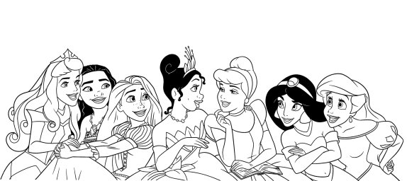 Принцессы общаются 0