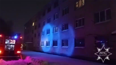 В Быхове из-за пожара в общежитии спасатели эвакуировали 25 человек