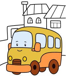 Автобус едет 1