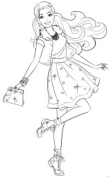 Барби в меховом жилете 0