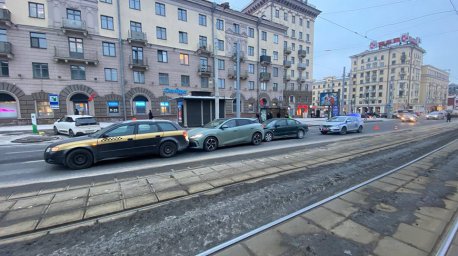 Три автомобиля столкнулись на столичной ул. Козлова Три автомобиля столкнулись на столичной ул. Козлова