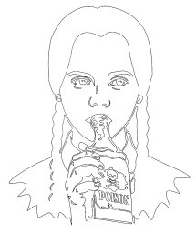 Уэнсдей пьет яд