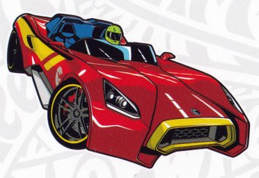 Пилот Хот Вилс на повороте 1