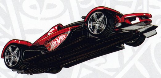 Машина Хот Вилс в воздухе 1