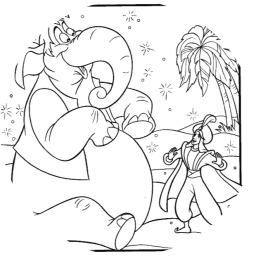 Алладин и Абу превратили в слона