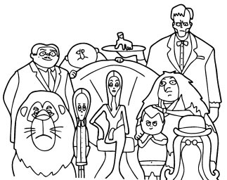 Семейный портрет Аддамс 0