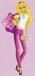 Барби с покупками 1