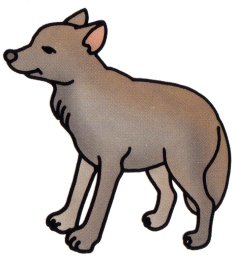 Волк на охоте 1