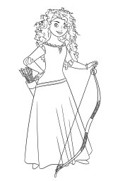 Мерида с луком 0