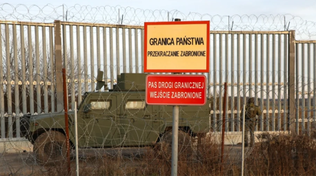 Польша начала строить новое заграждение на границе с Беларусью Польша начала строить новое заграждение на границе с Беларусью