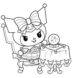 Куроми за гадальным столом 0