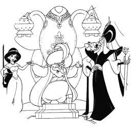 Султан, Жасмин и Джафар