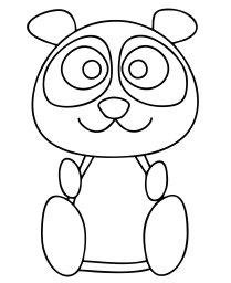 Странная панда