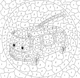 Троллейбус с глазками 0