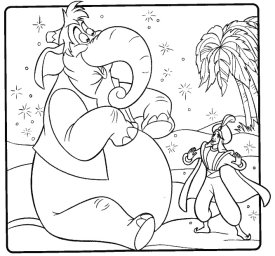 Алладин и Абу превратили в слона 0