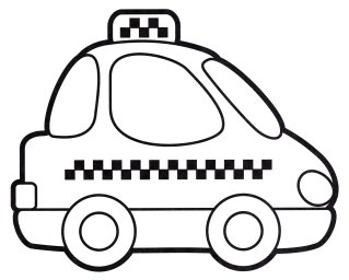 Машинка такси 0