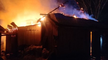 В Полоцком районе при пожаре погибла пенсионерка