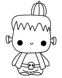 Франкенштейн с тыквой на голове 0