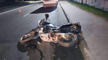 Байкер сбил подростка на пешеходном переходе в Орше