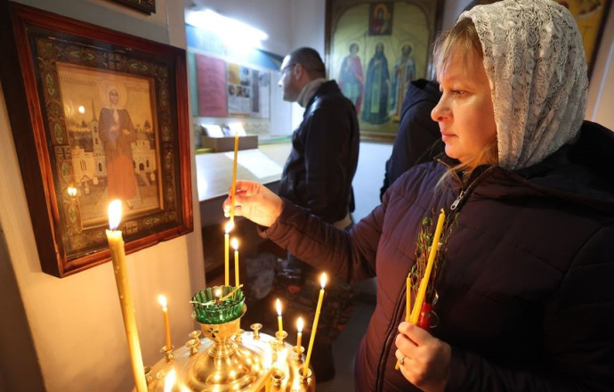 Православные верующие празднуют Вербное воскресенье 6