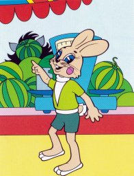 Заяц выбирает арбуз 1