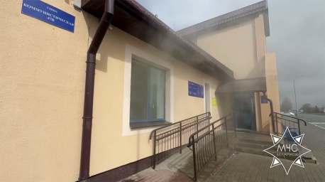 В Миорах горела сауна. Спасатели ликвидировали пожар