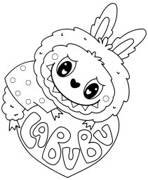 Лабубу с сердцем 0