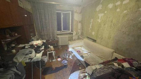 В Витебске при пожаре в квартире пострадала пенсионерка
