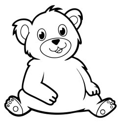 Отдыхающий мишка