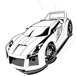 Стильный спорткар Хот Вилс