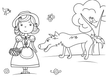 Красная шапочка и волк 0