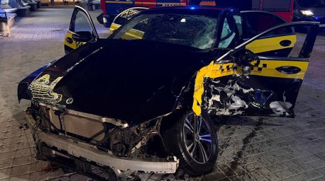 Проезд на красный свет стал причиной ДТП в Минске