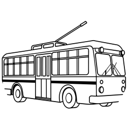 Старый троллейбус