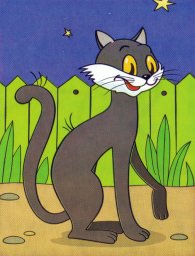 Кот у забора 1