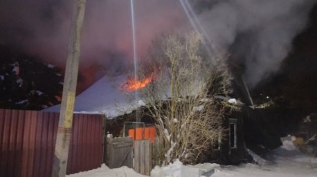 В Полоцке при пожаре в доме погиб мужчина