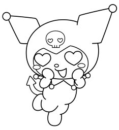 Куроми с сердечками в глазах