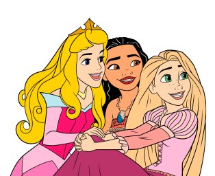 Аврора с подругами 1